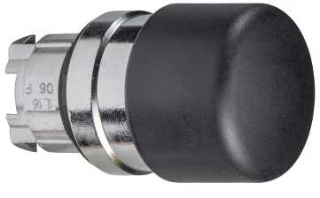 Schneider ZB4BC24 juodas mygtukas su metaliniu pagrindu