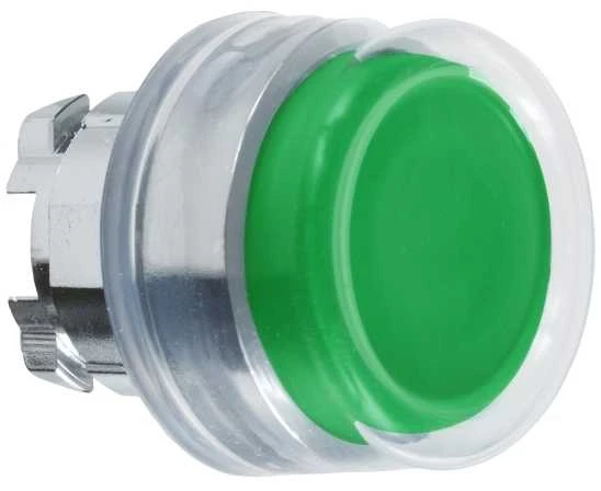 Schneider ZB4BP3 žalias mygtukas su apsauginiu gaubtu