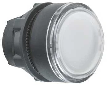 Schneider Electric ZB5, mygtukas, baltas, universalus LED, IP66, IK03, II klasė