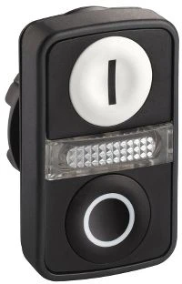 Schneider Electric ZB5, Mygtukas, Baltas, Integruotas LED, IP66, IK05, 23 g