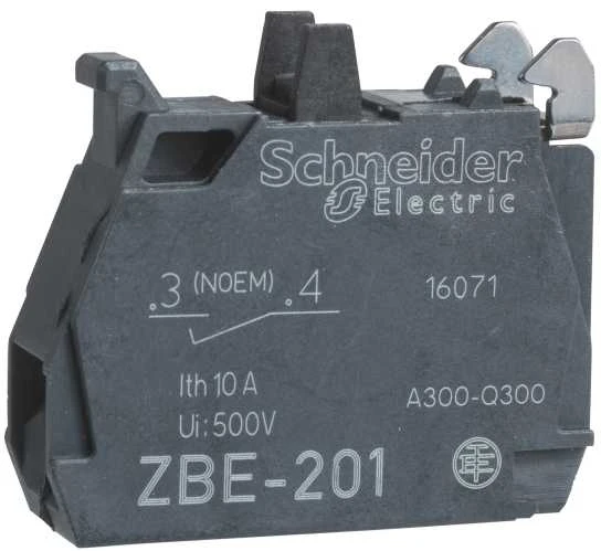Schneider Electric ZBE kontaktinis blokelis su schema