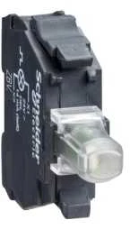 Schneider Electric priekinių žibintų komplektas Ø22 LED 230-240V varžtų gnybtai balti - ZBVM1