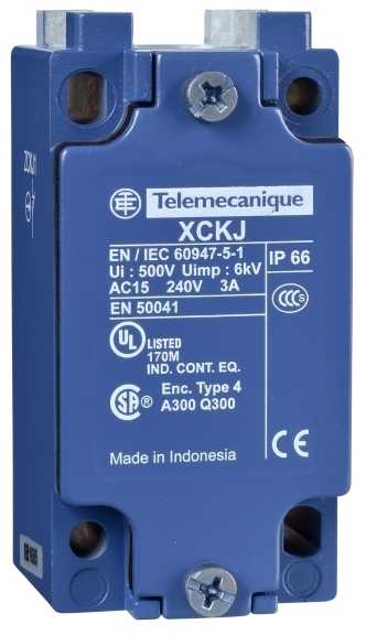 Telemecanique Sensors „Schneider Electric“ ribinio jungiklio korpusas 1R 1Z, spaudžiamas metalas (ZCKJ1H29)