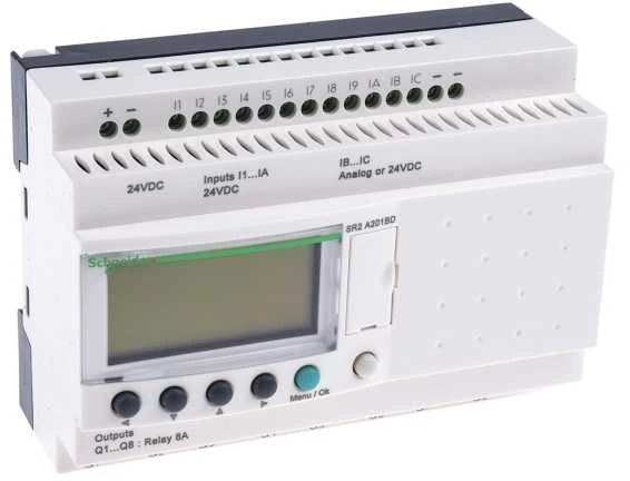 Schneider Electric Schneider programuojamasis siųstuvas 24V DC ZelIO LUGIC (SR2A201BD)