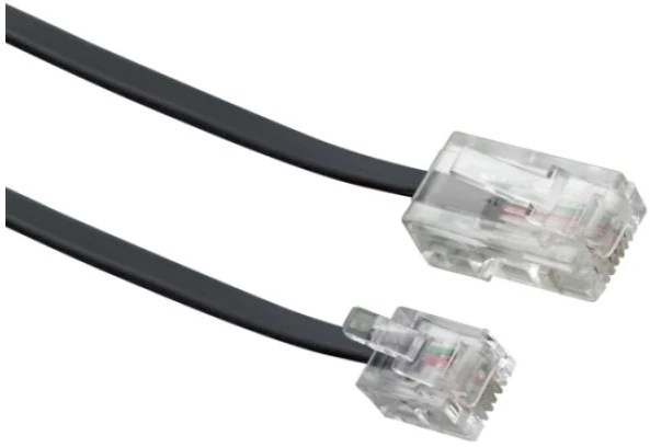 Schwaiger Modem-Kabelis RJ11 6P2C -> RJ45 8P2C 3m juodas - TAL6631533