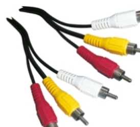 Schwaiger CIK5015 533 kompozicinė jungtis 1,5 m 3 x RCA juoda