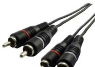 RCA audio laidas su spalvotomis jungtimis