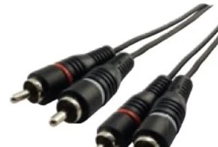 Schwaiger Audiokabel Cinch Audioverbindung 5m Juodas