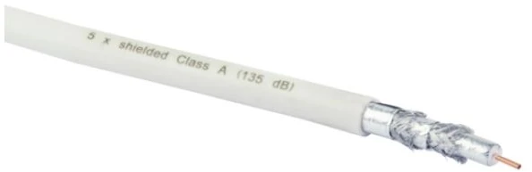 Schwaiger antenos kabelis 25m baltas (KOX13525052)
