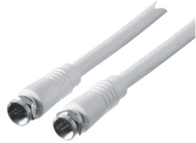 Schwaiger KVC15 koaksialinis kabelis 1,5 m F Baltas