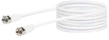Schwaiger antenos kabelis 5m baltas (KVC250052)