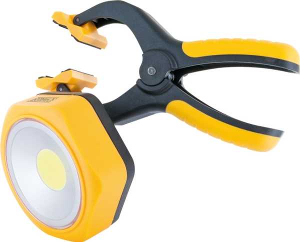 Schwaiger Schwaiger LED Arbeitsleuchte mit abnehmbaren Klammern 3W