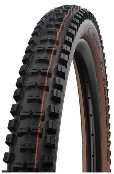 „Schwalbe Big Betty 29x2.40 AddixSoft SuperGravity TLE“ bronzinis, sulankstomas dviratis