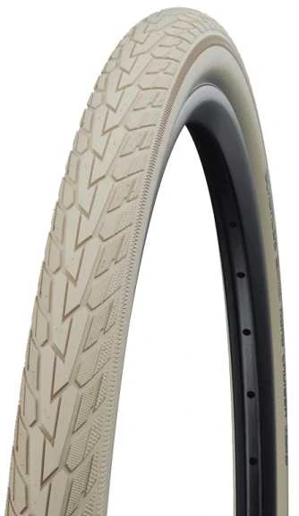 Dviratis 28" Schwalbe Road Cruiser HS 484 Active Wired 42-622 / 28x1.60 Creme-Reflex