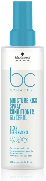 Drėkinamasis purškiklis Schwarzkopf Professional Bonacure Moisture Kick Purškiklis Conditioner Glycerol 200ml