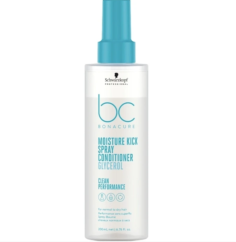 Drėkinamasis purškiklis Schwarzkopf Professional Bonacure Moisture Kick Purškiklis Conditioner Glycerol 200ml