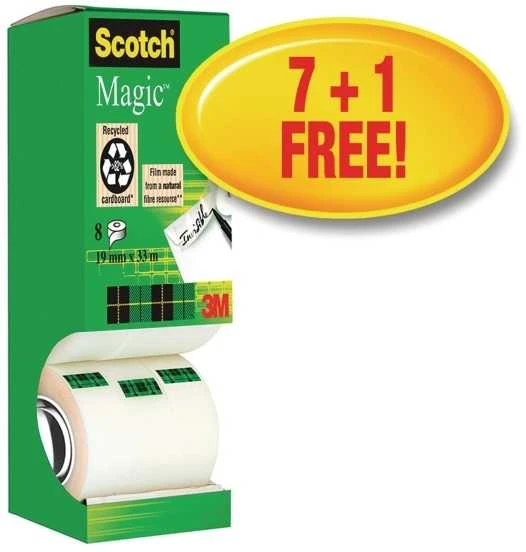Scotch Office tape Magic matt 7 vnt.
