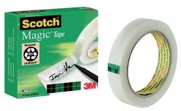 „Scotch Magic Office lipni juosta, 19 mm / 66 m, matinė“