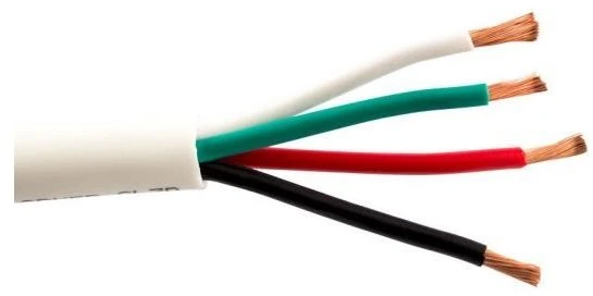 SCP 14/4OFC-HD-WT-D - 2,08mm² 4 laidininkų, vidaus/lauko profesionalaus lygio HD garsiakalbio kabelis, 152 m dėžė, balta