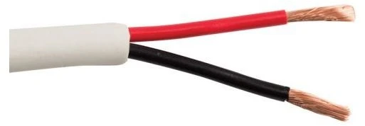 SCP 16/2OFC-LSZH-WT - 1,31 mm² 2 laidininkų, profesionalios klasės specialiųjų įrenginių kabelis, mažai dūmų / be halogenų, 152 m dėžutė, baltos spalvos