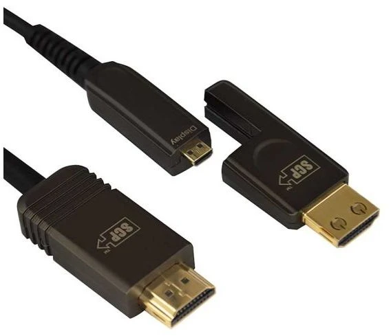 SCP HDMI kabelis su keičiamomis mikro ir standartinėmis jungtimis