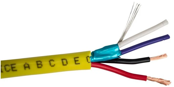SCP CTRL-2-LSZH, 152 m, Įvairiaspalvis, Geltonas, Mažai dūmų, nulinis halogenas (LSZH), PVC, 300 V, 16/22
