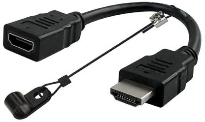 SCP „Dongler“ HDMI prievado išsaugojimo adapteris – A tipo į A tipo, HDMI 4K@60 4:4:4 18 Gbps