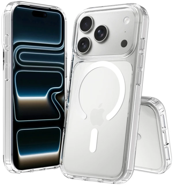 Dėklas SCREENOR BUMPER IPHONE 18 PRO / 17 PRO MAGSAFE PERMATOMAS