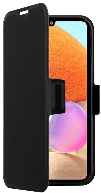 Dėklas SCREENOR CLEVER GALAXY A17 Juodas
