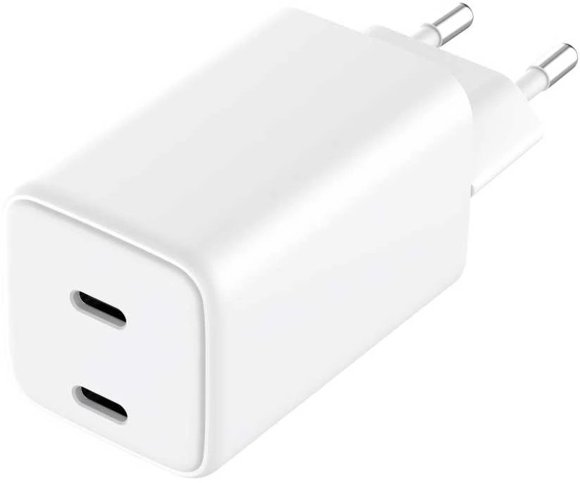 Screenor „Grateq OLOS“ sieninis įkroviklis PD/PPS 2xUSB-C GAN 65W