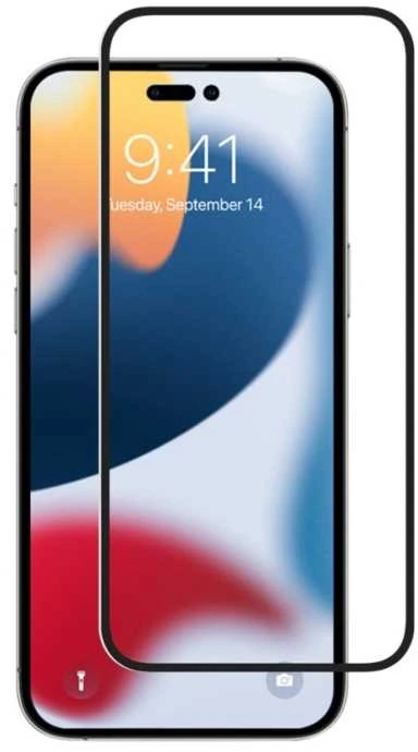 Screenor Grūdintas ekranas iPhone 14 Pro telefonui. Naujas, pilnai apsaugotas.