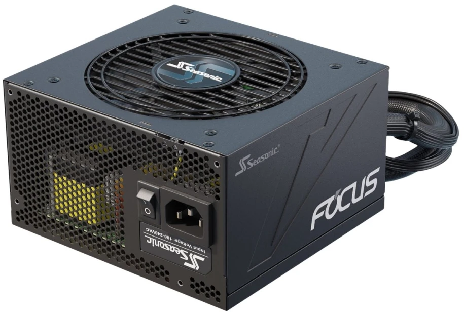 Seasonic G12 GM 80 PLUS Gold PSU, halbmodular – 850 Watt, juodos spalvos