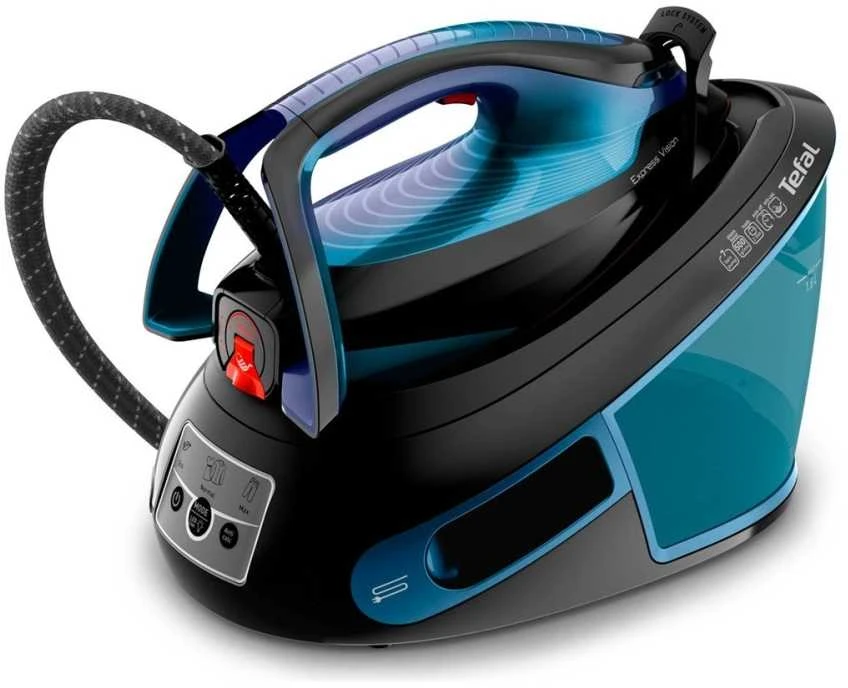 Lyginimo Tefal Express Vision SV8151E0 | 2800 W | 1.8 L | 7 bar | Mėlyna/Juoda