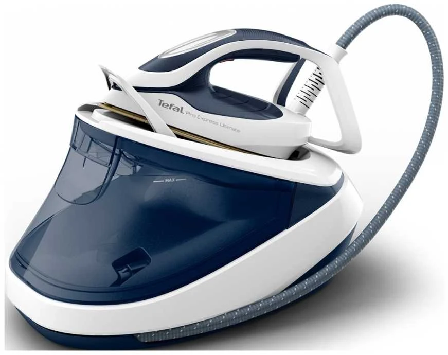Lygintuvas Tefal Steam Station Pro Express | GV9712E0 | 3000 W | 1.2 L | Baltos/mėlynos spalvos