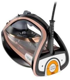 Garų lygintuvas Tefal Ultimate Pure FV9845E0 | 3200 W | Vandens talpa 350 ml | Juogas/rausvai auksinis