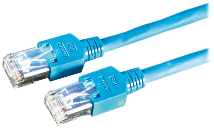 Secomp LEONI KERPEN KERPEN D1-20 PatchCord S/FTP Cat.5e mėlynas 1,0 m laidas