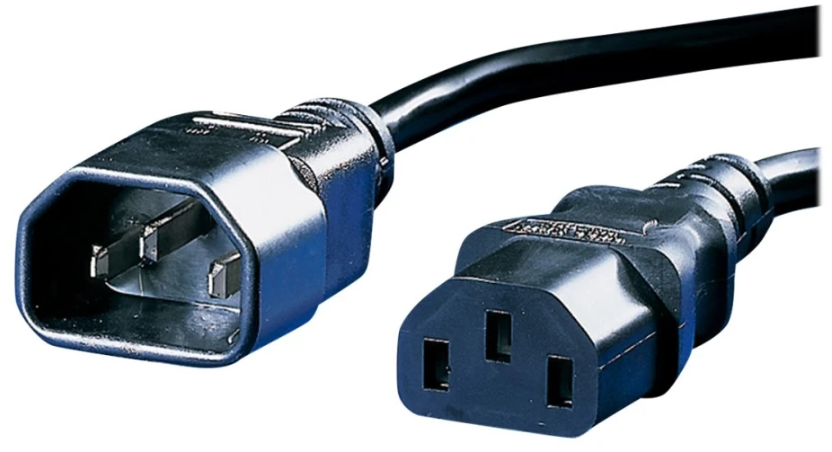 Secomp Roline IEC320 C13-C14 maitinimo laidas, 3 m, juodas (1530-08-19)