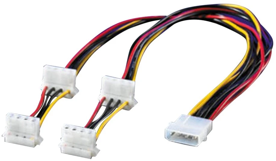 Secomp Roline 4 kontaktų molex skirstytuvas – 4x 5,25 colio, 45 cm (11/03/1003)