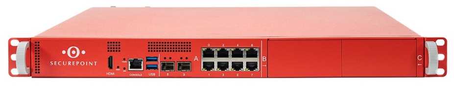 Maršrutizatorius Zapora jungiama į tinklą Securepoint Securepoint RC350R G6 firewall (hardware) 1U 38 Gbit/s