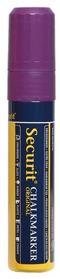 Flomasteris 1 vnt. Securit storas 7-15 mm violetinė, 6 vnt./dėžutėje