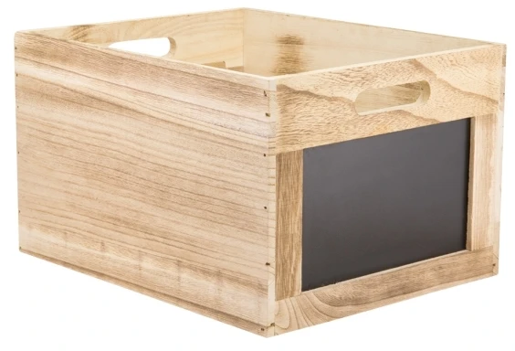 Securit ® Vintage medinė dėžutė su lentelė (CR-CB)
