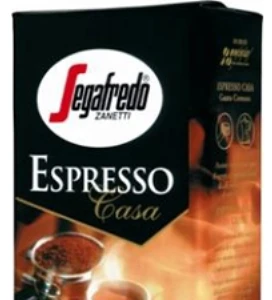 Segafredo Kava "Espresso Casa", pupelės, skrudintos, supakuota vakuume, 500g