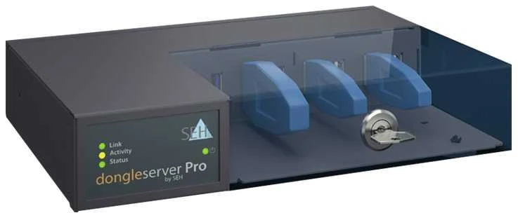 Spausdinimo serveris SEH SEH Dongleserver Pro (ES) su 8 USB licencijos adapteriams