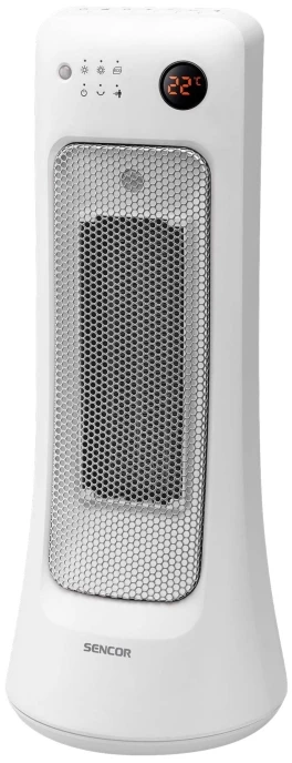 Sencor Keraminis šildytuvas SFH 8019WH Galia 1200W / 2000W, nuotolinio valdymo pultas