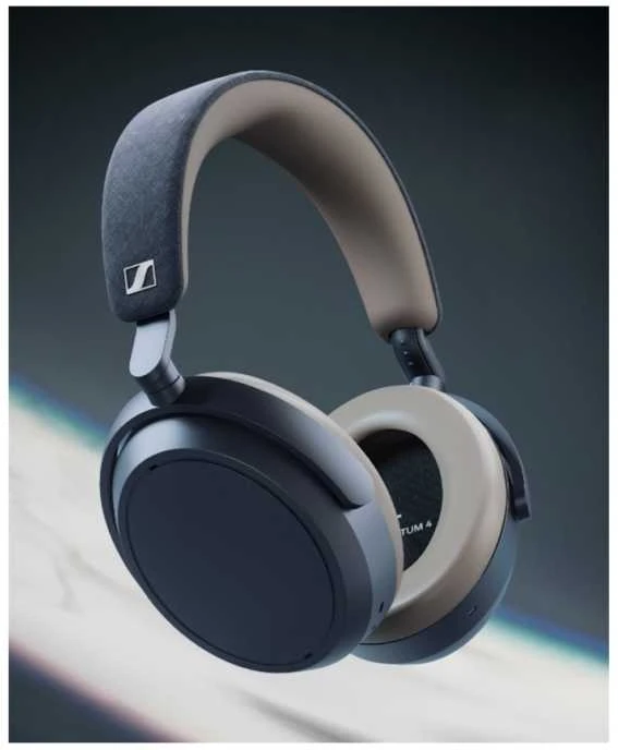 Belaidės ausinės Sennheiser Momentum Wireless 4 | ANC | Bluetooth 5.2 | Mėlynos