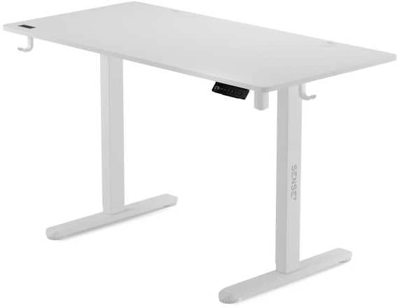 Reguliuojamo aukščio rašomasis stalas Sense7 Nojo 120x60 | baltos spalvos