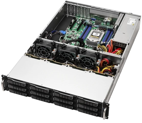 ASRock Barebone serveris 2U vieno lizdo SP6 2U12LS2-SIENA