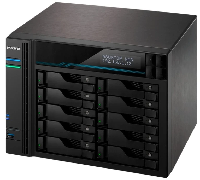 Serveris Asustor NAS AS7110T 0/10HDD / SSD (2.5/3.5 SATA III)