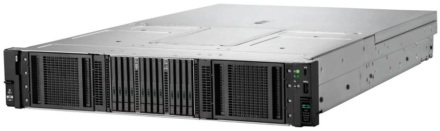 Serveris Nezatříděno Hewlett Packard (HP) Serwer HPE HPE ProLiant Compute DL340 Gen12 6515P 2.3GHz 16c 1P 1x64GB-R 8SFF MR416i-o 2x1000W PS EU Server