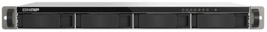 Serveris QNAP kompaktiškas 1U mažo gylio stelažinis 2.5GbE NAS | TS-433eU | Cortex-A55 | 4 GB